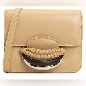 Chloé Kattie Leather Crossbody Clutch Bag